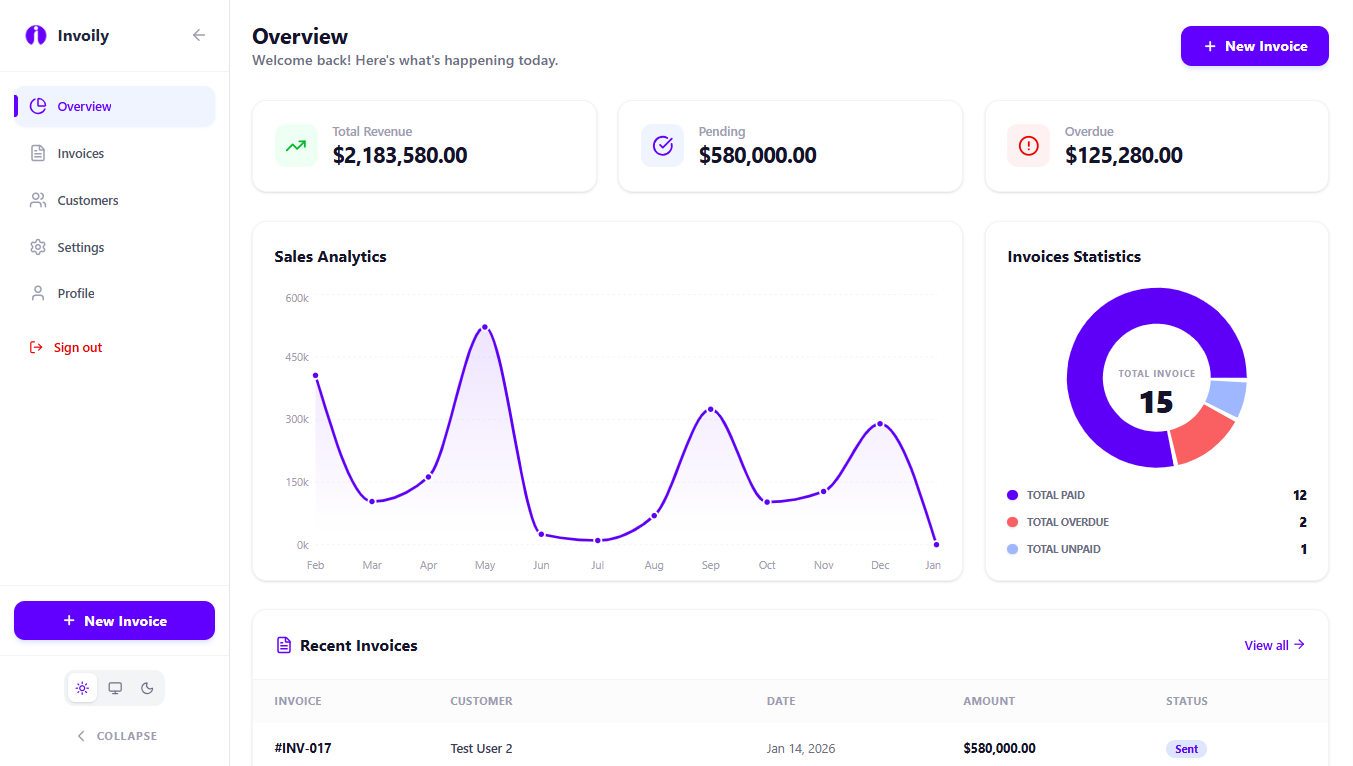 App screenshot (Light Mode)